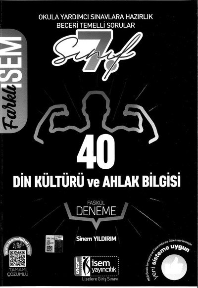 DİN KÜLTÜRÜ VE AHLAK BİLGİSİ FASİKÜL DENEME Fotokopi GO - Tüm Sınavlarda Daha İleriye