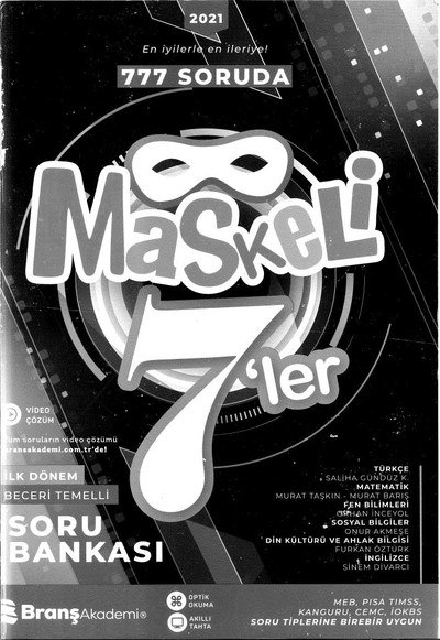 777 SORUDA MASKELİ 7'LER Fotokopi GO - Tüm Sınavlarda Daha İleriye