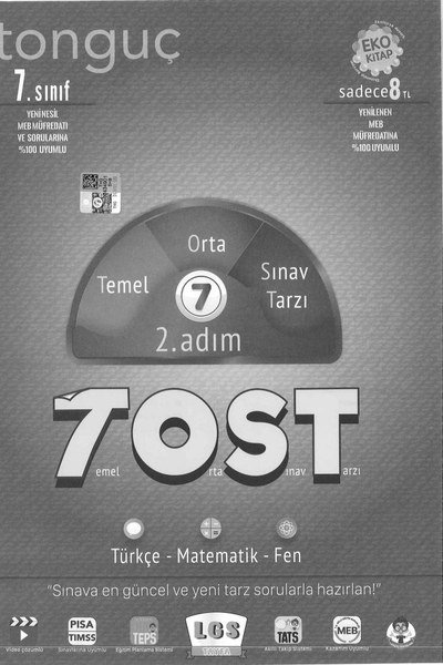 TEMEL ORTA SINAV TARZI 2. ADIM TOST Fotokopi GO - Tüm Sınavlarda Daha İleriye