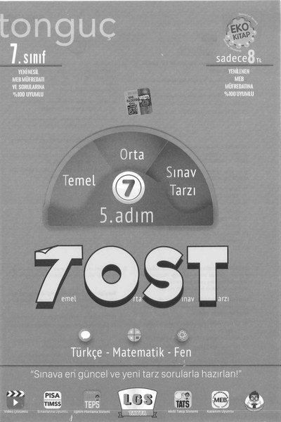 TEMEL ORTA SINAV TARZI 5. ADIM TOST Fotokopi GO - Tüm Sınavlarda Daha İleriye