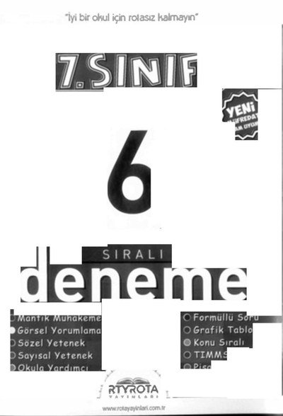 SIRALI DENEME Fotokopi GO - Tüm Sınavlarda Daha İleriye