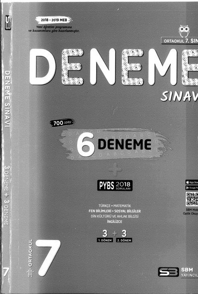 DENEME SINAVI 6 DENEME Fotokopi GO - Tüm Sınavlarda Daha İleriye