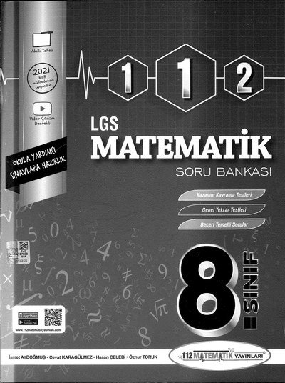 112 MATEMATİK LGS SORU BANKASI Fotokopi GO - Tüm Sınavlarda Daha İleriye
