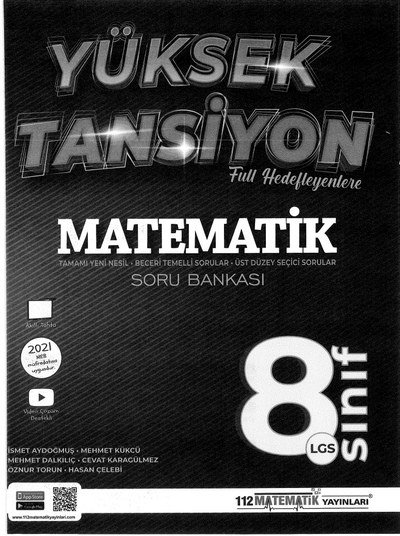 YÜKSEK TANSİYON MATEMATİK SORU BANKASI Fotokopi GO - Tüm Sınavlarda Daha İleriye