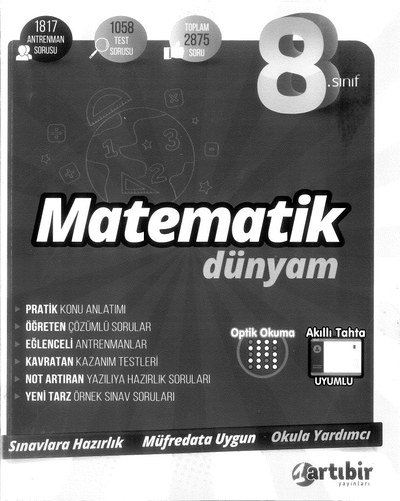 MATEMATİK DÜNYAM Fotokopi GO - Tüm Sınavlarda Daha İleriye