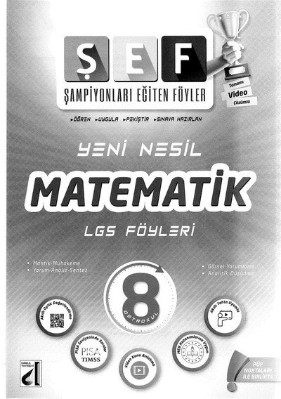 ŞEF ŞAMPİYONLARI EĞİTEN FÖYLER MATEMATİK LGS FÖYLERİ Fotokopi GO - Tüm Sınavlarda Daha İleriye