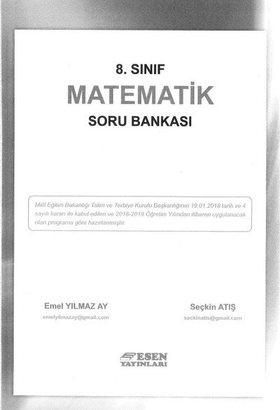 MATEMATİK SORU BANKASI Fotokopi GO - Tüm Sınavlarda Daha İleriye