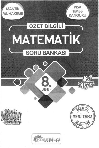 ÖZET BİLGİLİ MATEMATİK SORU BANKASI Fotokopi GO - Tüm Sınavlarda Daha İleriye