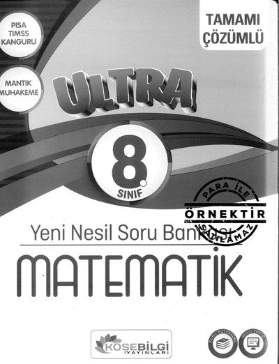 ULTRA YENİ NESİL SORU BANKASI MATEMATİK Fotokopi GO - Tüm Sınavlarda Daha İleriye