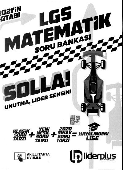 LGS MATEMATİK SORU BANKASI SOLLA! Fotokopi GO - Tüm Sınavlarda Daha İleriye