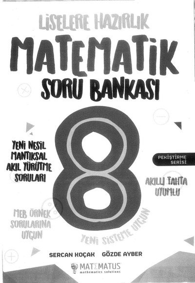 MATEMATİK SORU BANKASI Fotokopi GO - Tüm Sınavlarda Daha İleriye
