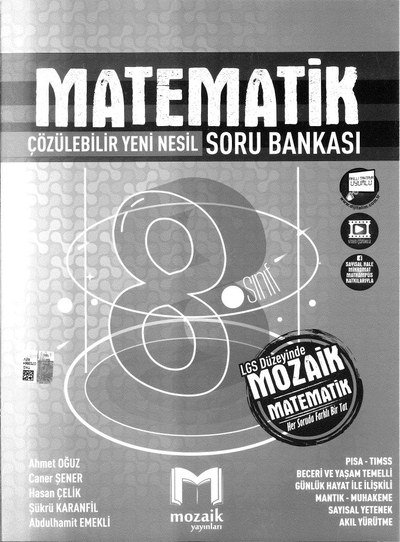 MATEMATİK ÇÖZÜLEBİLİR YENİ NESİL SORU BANKASI Fotokopi GO - Tüm Sınavlarda Daha İleriye