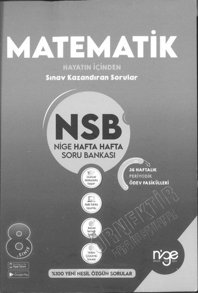 MATEMATİK NSB SORU BANKASI Fotokopi GO - Tüm Sınavlarda Daha İleriye