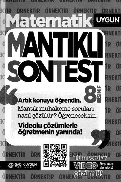 MATEMATİK MANTIKLI SONTEST Fotokopi GO - Tüm Sınavlarda Daha İleriye