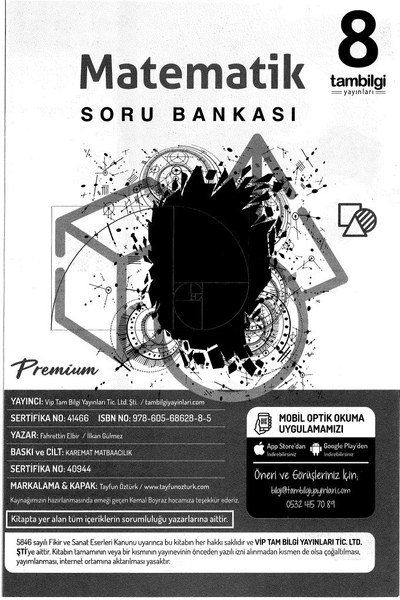 MATEMATİK SORU BANKASI Fotokopi GO - Tüm Sınavlarda Daha İleriye