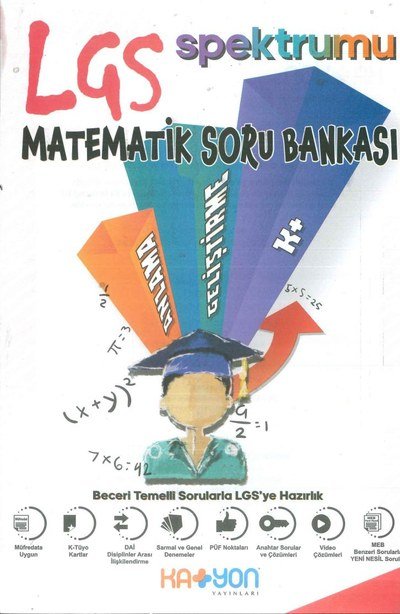 LGS SPREKTRUMU MATEMATİK SORU BANKASI Fotokopi GO - Tüm Sınavlarda Daha İleriye