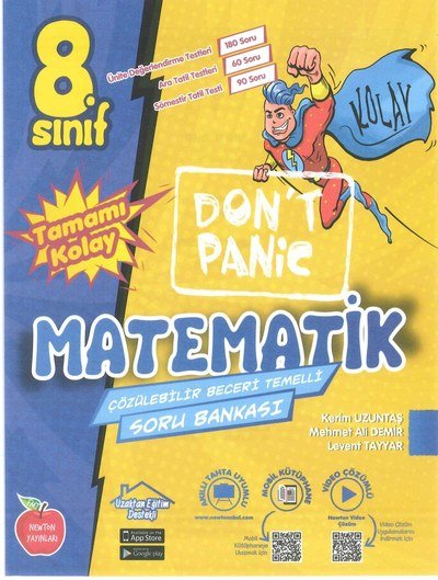 MATEMATİK DON'T PANIC SORU BANKASI Fotokopi GO - Tüm Sınavlarda Daha İleriye