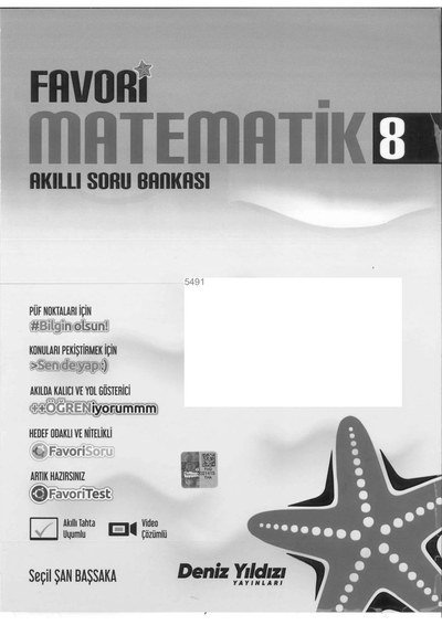 FAVORİ MATEMATİK AKILLI SORU BANKASI Fotokopi GO - Tüm Sınavlarda Daha İleriye