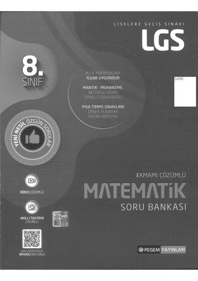 MATEMATİK SORU BANKASI TAMAMI ÇÖZÜMLÜ Fotokopi GO - Tüm Sınavlarda Daha İleriye