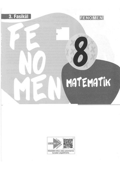 FENOMEN MATEMATİK SORU BANKASI 3. FASİKÜL Fotokopi GO - Tüm Sınavlarda Daha İleriye