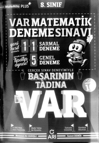 VAR MATEMATİK DENEME SINAVI BAŞARININ TADINA VAR Fotokopi GO - Tüm Sınavlarda Daha İleriye