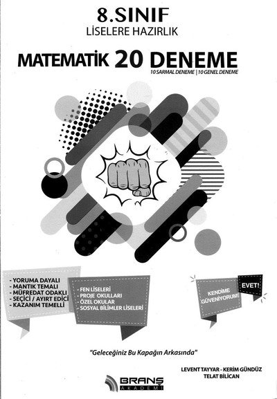 MATEMATİK 20 DENEME Fotokopi GO - Tüm Sınavlarda Daha İleriye