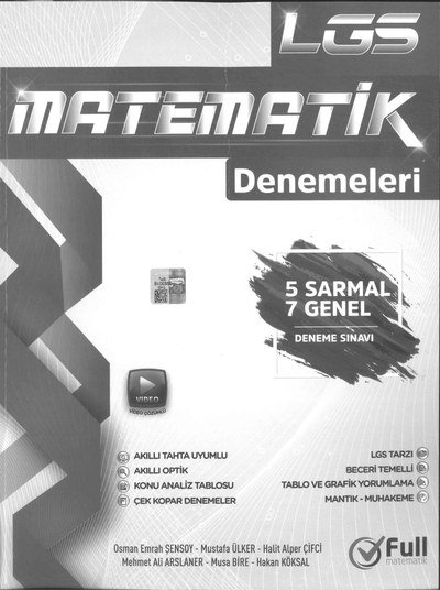 MATEMATİK LGS DENEMELERİ Fotokopi GO - Tüm Sınavlarda Daha İleriye