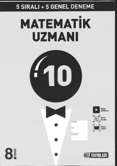 MATEMATİK UZMANI 10 DENEME Fotokopi GO - Tüm Sınavlarda Daha İleriye