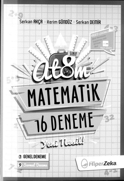 ATOM MATEMATİK 16 DENEME Fotokopi GO - Tüm Sınavlarda Daha İleriye