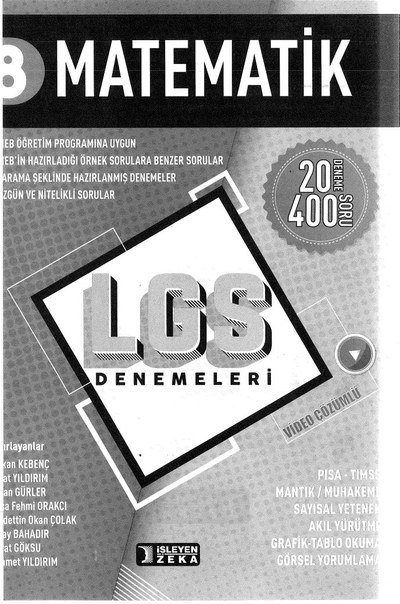 MATEMATİK LGS DENEMELERİ 20 DENEME Fotokopi GO - Tüm Sınavlarda Daha İleriye