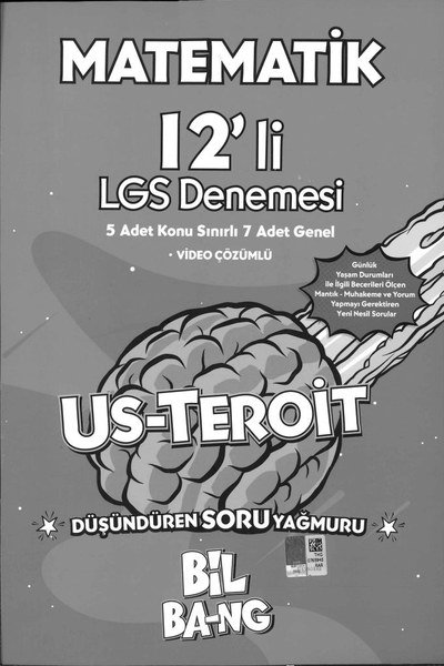 MATEMATİK 12'Lİ LGS DENEMESİ US-TEROIT BİL BA-NG Fotokopi GO - Tüm Sınavlarda Daha İleriye