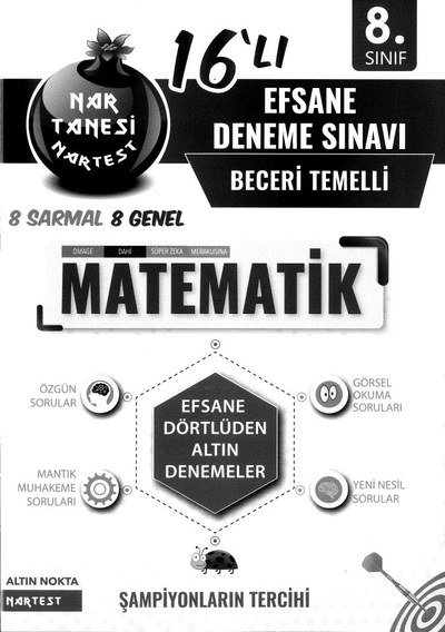 EFSANE DENEME SINAVI BECERİ TEMELLİ ALTIN DENEMELER Fotokopi GO - Tüm Sınavlarda Daha İleriye