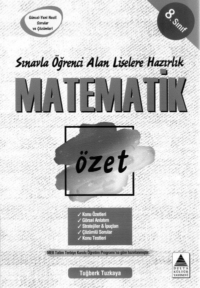 MATEMATİK ÖZET KONU ÖZETLERİ Fotokopi GO - Tüm Sınavlarda Daha İleriye