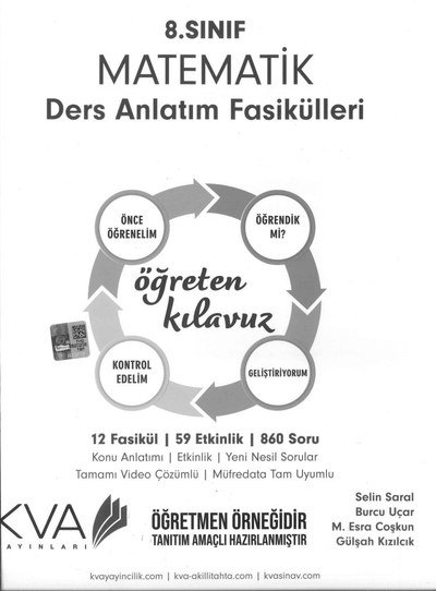 MATEMATİK DERS ANLATIM FASİKÜLLERİ Fotokopi GO - Tüm Sınavlarda Daha İleriye