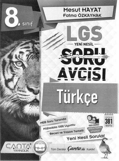 LGS YENİ NESİL SORU AVCISI TÜRKÇE Fotokopi GO - Tüm Sınavlarda Daha İleriye