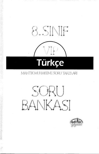 VIP TÜRKÇE SORU BANKASI Fotokopi GO - Tüm Sınavlarda Daha İleriye