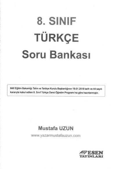 TÜRKÇE SORU BANKASI Fotokopi GO - Tüm Sınavlarda Daha İleriye