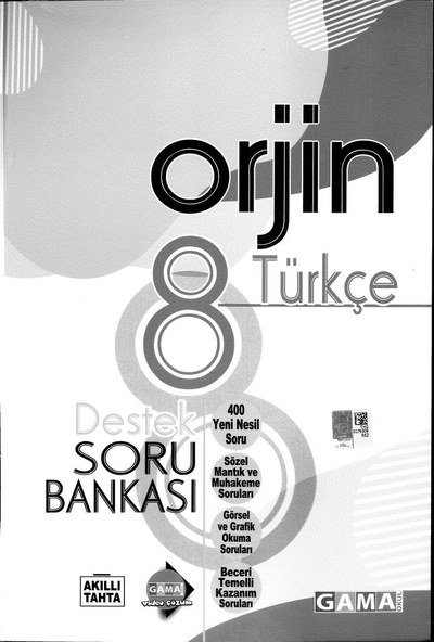 ORJİN TÜRKÇE DESTEK SORU BANKASI Fotokopi GO - Tüm Sınavlarda Daha İleriye