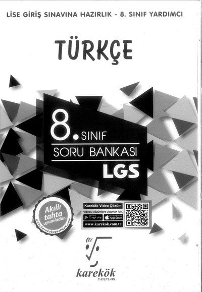TÜRKÇE SORU BANKASI LGS Fotokopi GO - Tüm Sınavlarda Daha İleriye