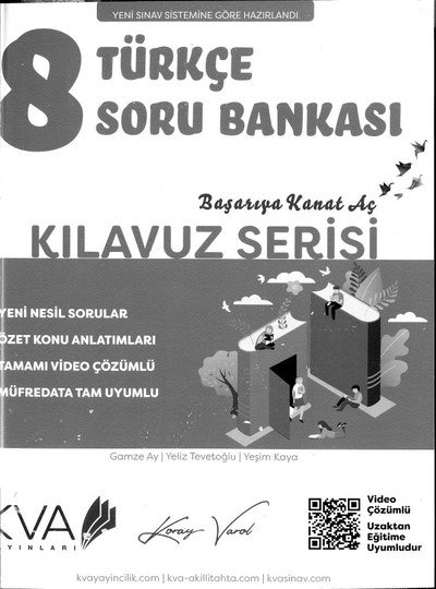 TÜRKÇE SORU BANKASI KILAVUZ SERİSİ Fotokopi GO - Tüm Sınavlarda Daha İleriye
