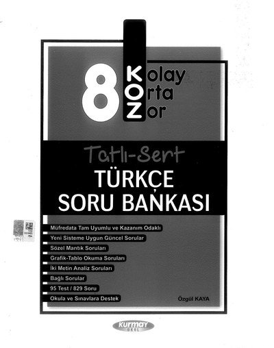 TATLI SERT TÜRKÇE SORU BANKASI Fotokopi GO - Tüm Sınavlarda Daha İleriye
