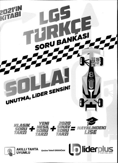 LGS TÜRKÇE SORU BANKASI SOLLA! Fotokopi GO - Tüm Sınavlarda Daha İleriye