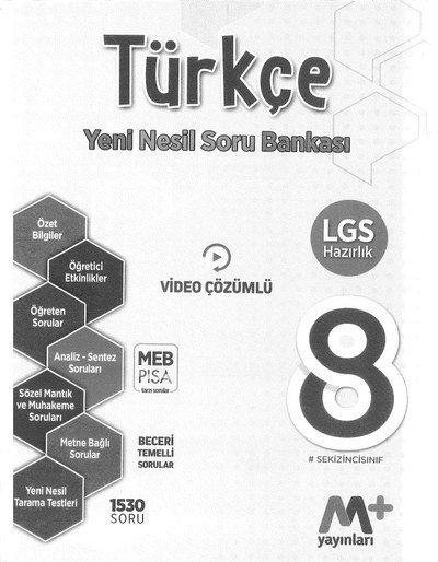 TÜRKÇE YENİ NESİL SORU BANKASI Fotokopi GO - Tüm Sınavlarda Daha İleriye
