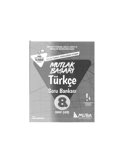 MUTLAK BAŞARI TÜRKÇE SORU BANKASI