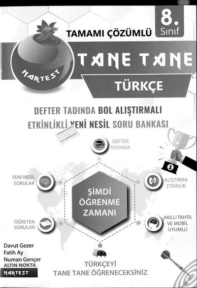 TÜRKÇE DEFTER TADINDA BOL ALIŞTIRMALI SORU BANKASI Fotokopi GO - Tüm Sınavlarda Daha İleriye
