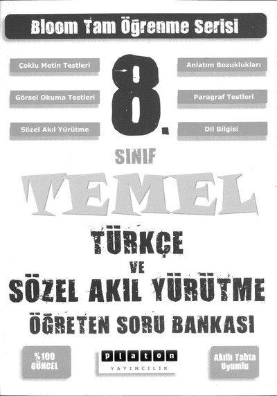 BLOOM TEMEL TÜRKÇE VE SÖZEL AKIL YÜRÜTME ÖĞRETEN SORU BANKASI Fotokopi GO - Tüm Sınavlarda Daha İleriye