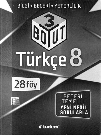 TÜRKÇE 3 BOYUT 28 FÖY Fotokopi GO - Tüm Sınavlarda Daha İleriye