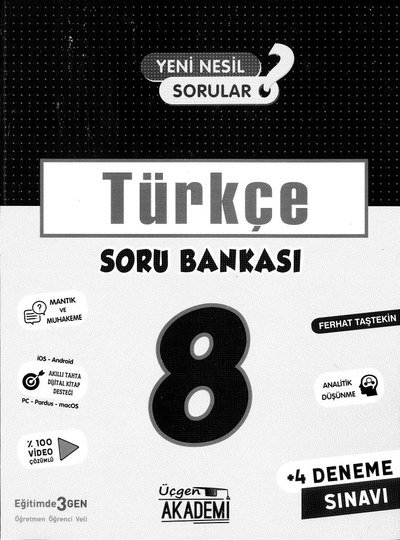 TÜRKÇE SORU BANKASI Fotokopi GO - Tüm Sınavlarda Daha İleriye