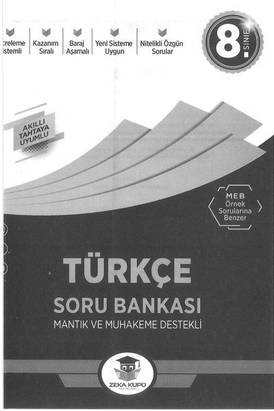 TÜRKÇE SORU BANKASI MANTIK VE MUHAKEME DESTEKLİ Fotokopi GO - Tüm Sınavlarda Daha İleriye
