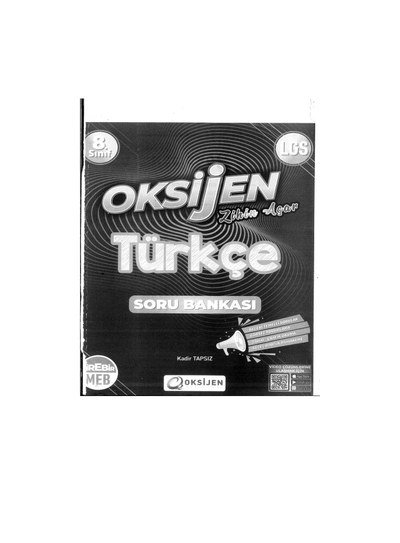 OKSİJEN TÜRKÇE SORU BANKASI Fotokopi GO - Tüm Sınavlarda Daha İleriye